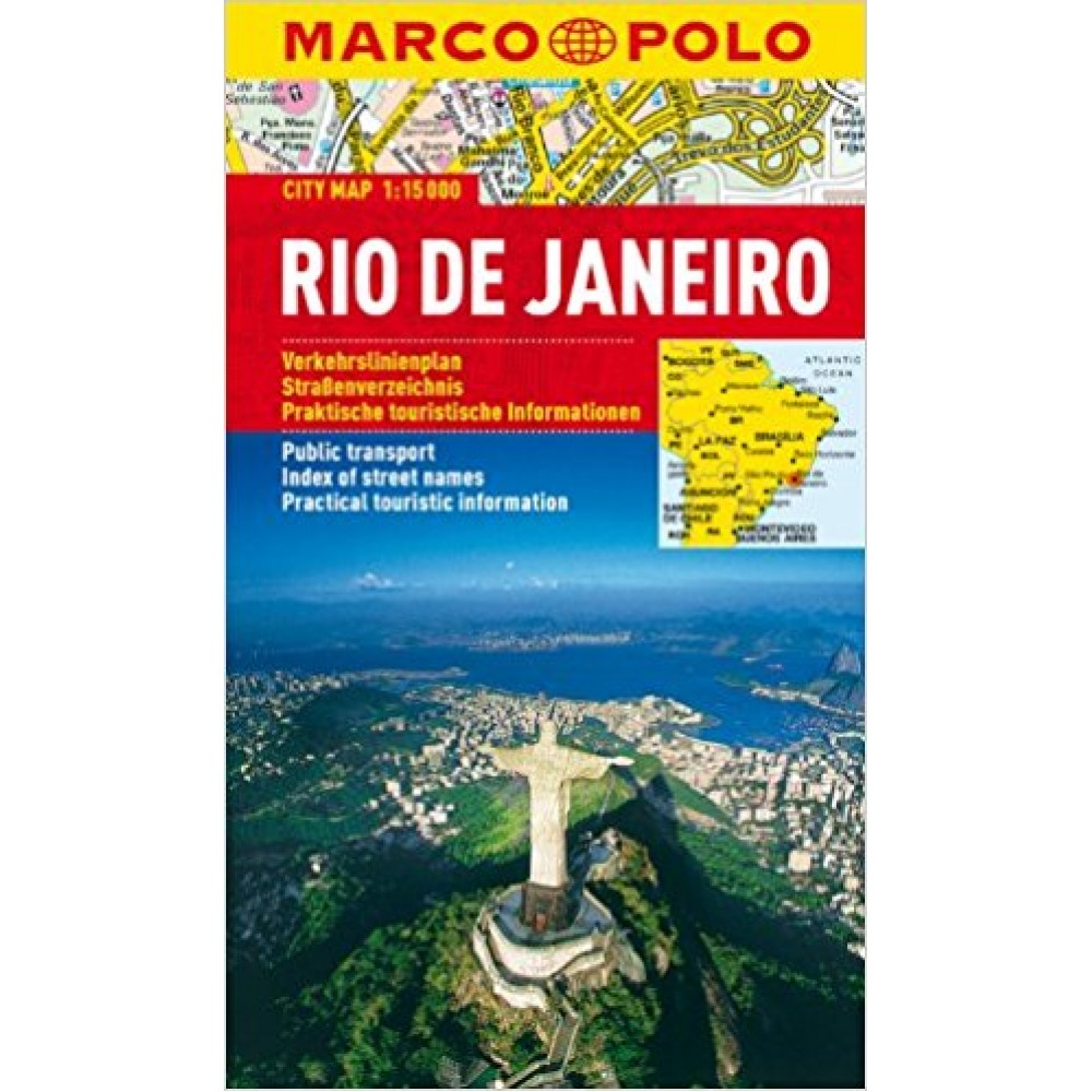 Rio de Janeiro Marco Polo City Map